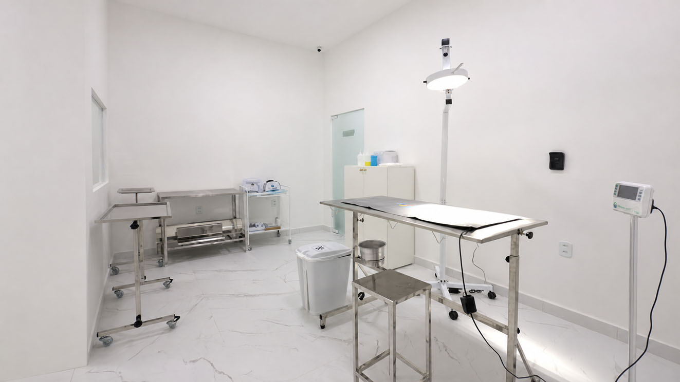 Equipamentos veterinários modernos na Amo Pet em Parnaíba/PI