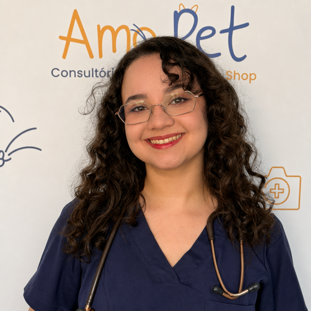 Dra. Giulia Fernanda — Médica Veterinária da Amo Pet em Parnaíba/PI
